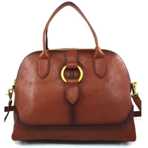 Frye Handbags - 🆕️ NWT Frye Dome Ring Satchel in Cognac